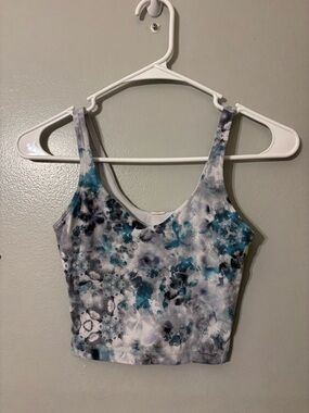 Lululemon Align Tank Blue Floral Size 0